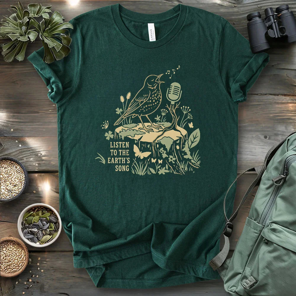 Listen To Earth Song T-shirt
