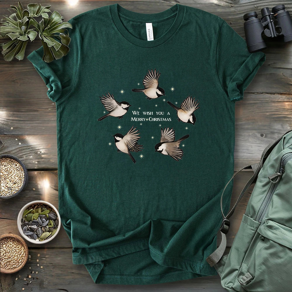 Merry Christmas Chickadee T-shirt