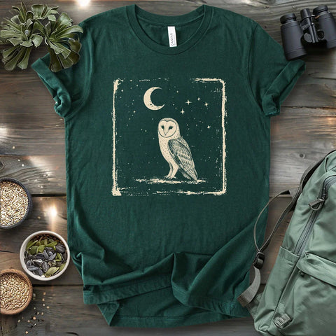 Moonlit Barn Owl T-shirt