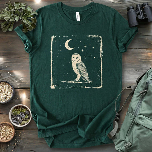 Moonlit Barn Owl T-shirt