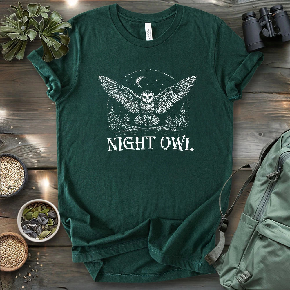 Moonlit Night Owl T-shirt