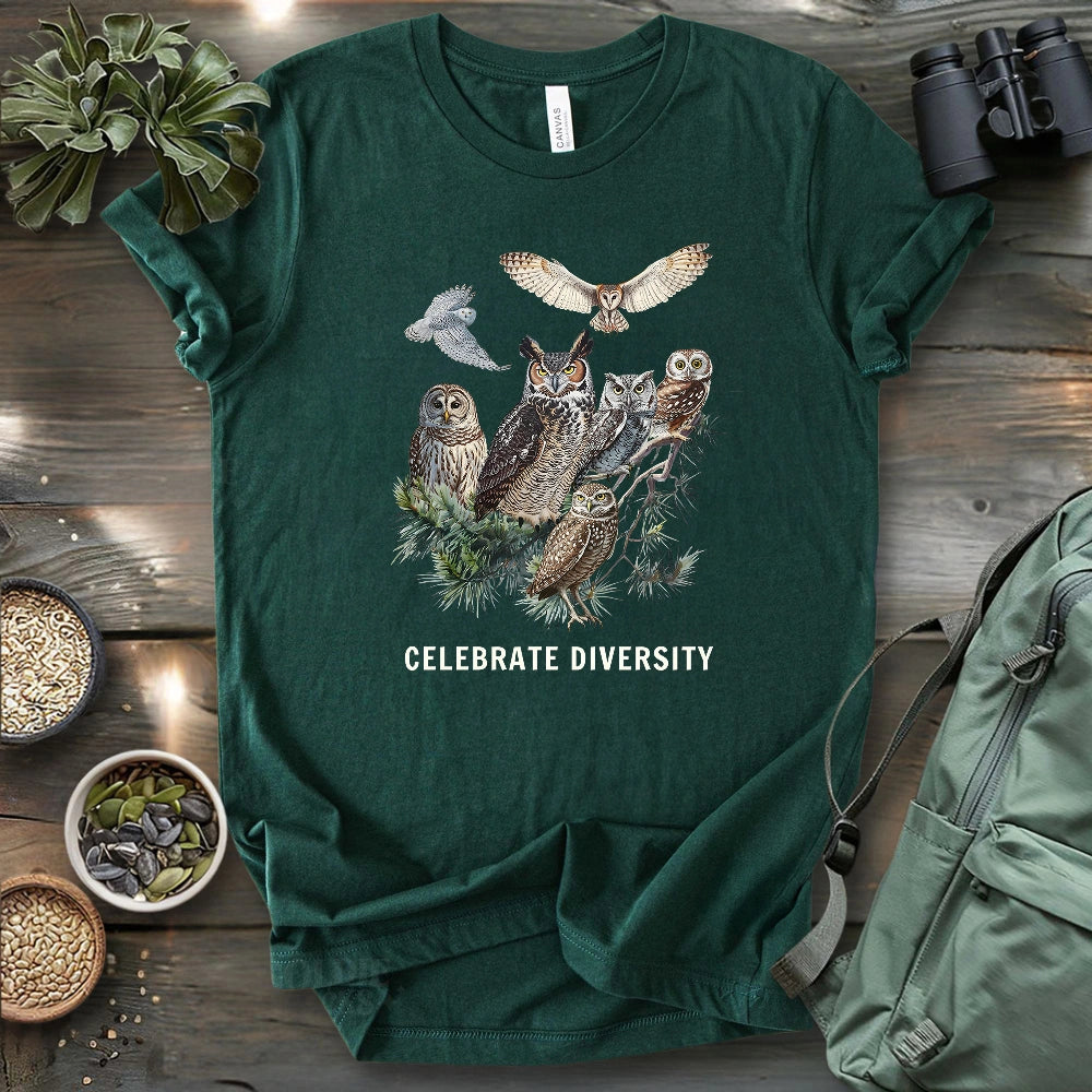 Owl Diversity T-shirt