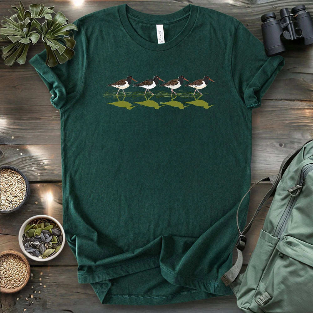 Oystercatchers Walking T-shirt