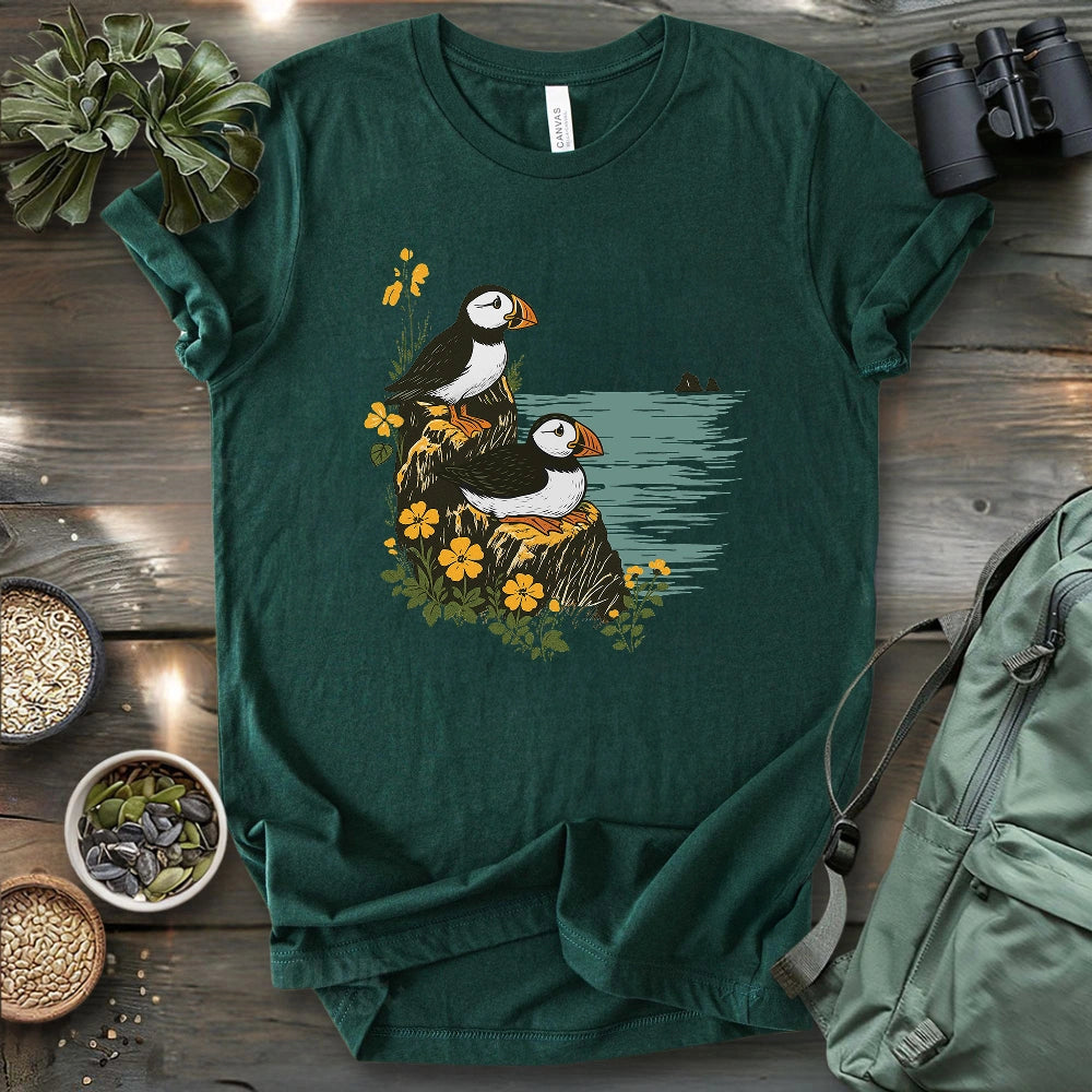 Peaceful Puffins T-shirt