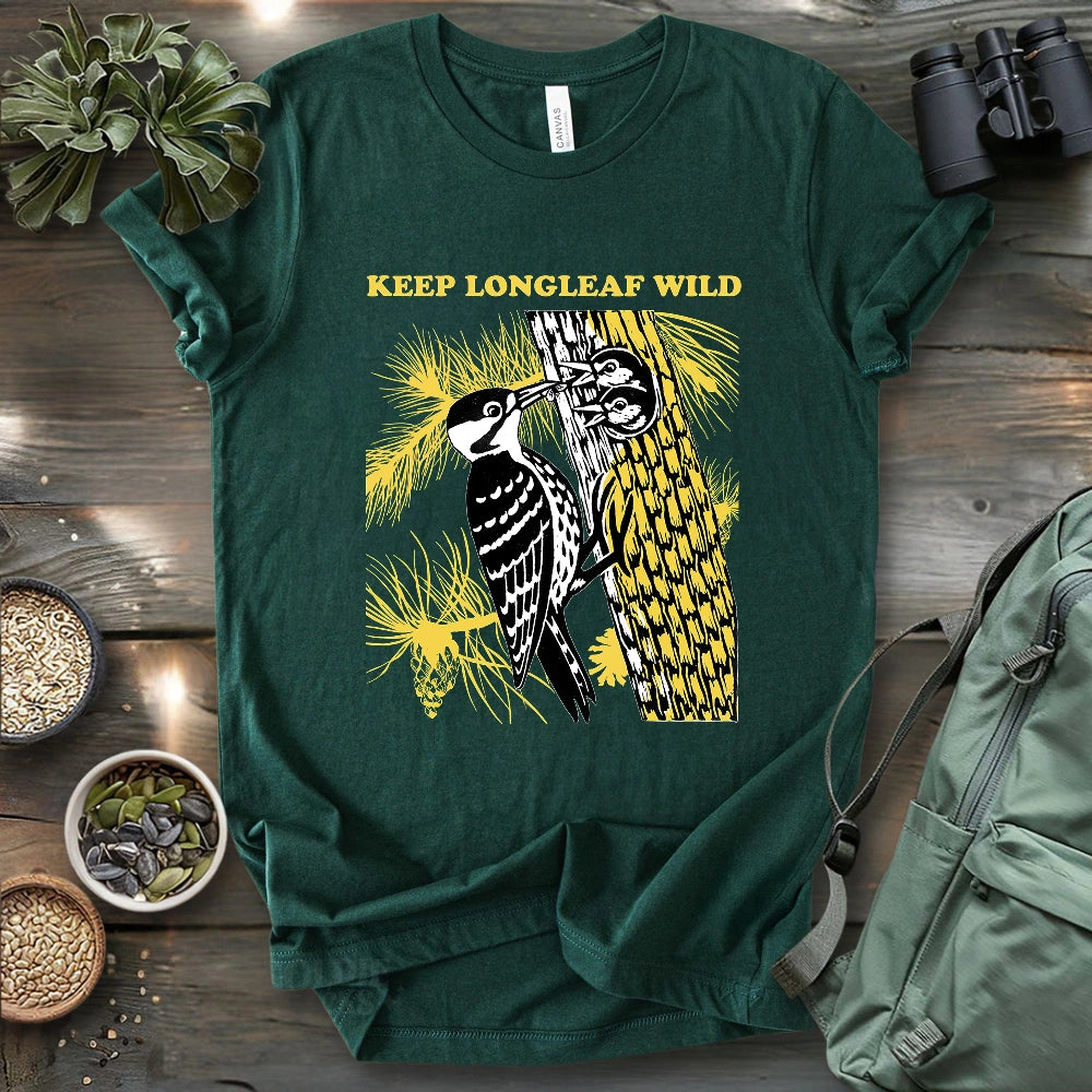 Protect Red-cocked Woodpecker T-shirt