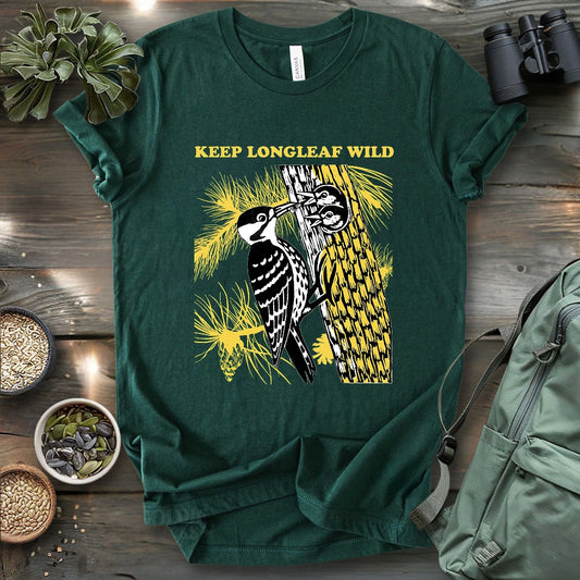 Protect Red-cocked Woodpecker T-shirt