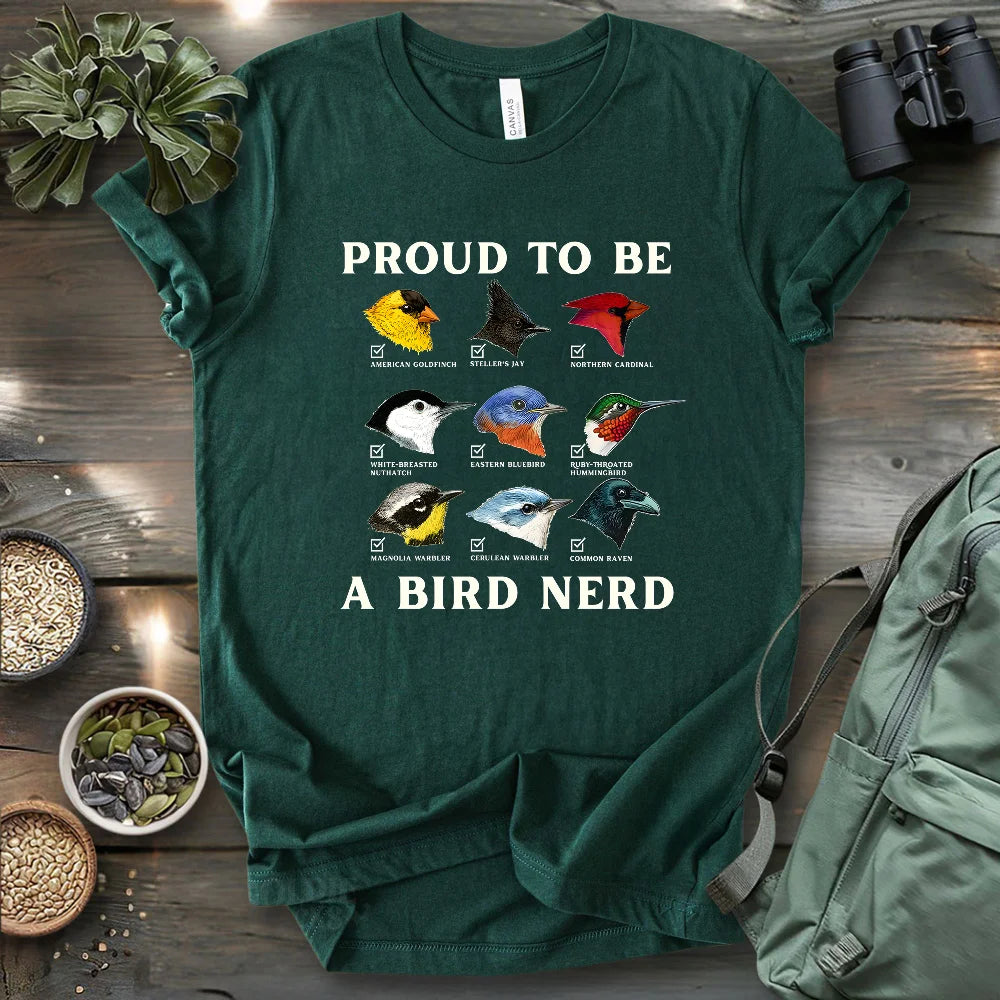 Proud To Be A Bird Nerd T-shirt
