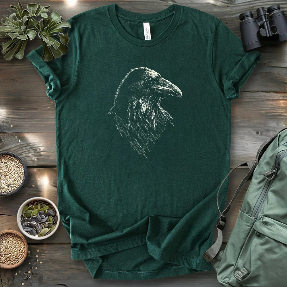 Raven Portrait T-shirt
