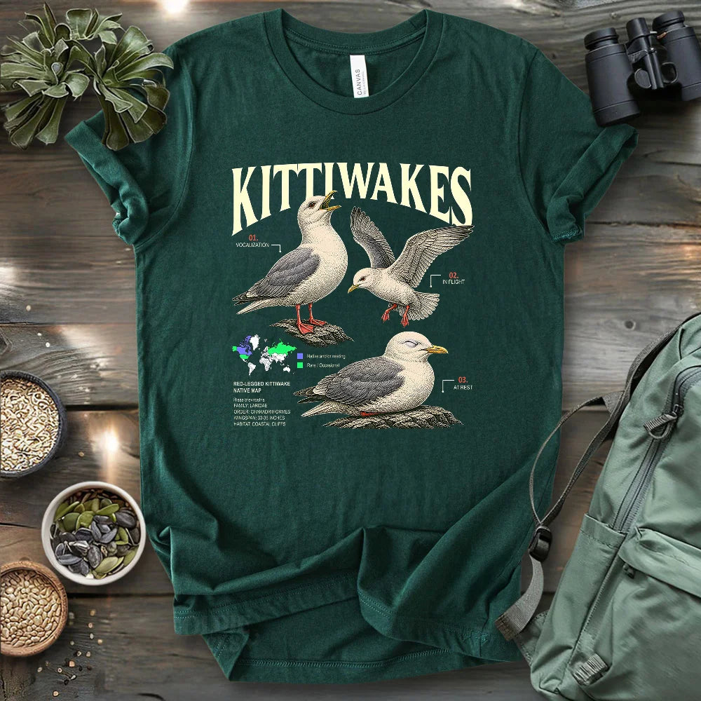 Red-legged Kittiwake Profile T-shirt