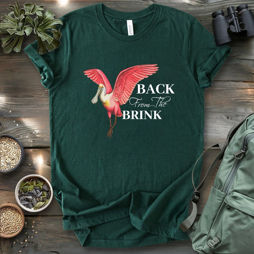 Spoonbill Back From The Brink T-shirt