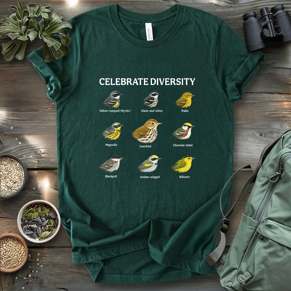 Warbler Diversity T-shirt