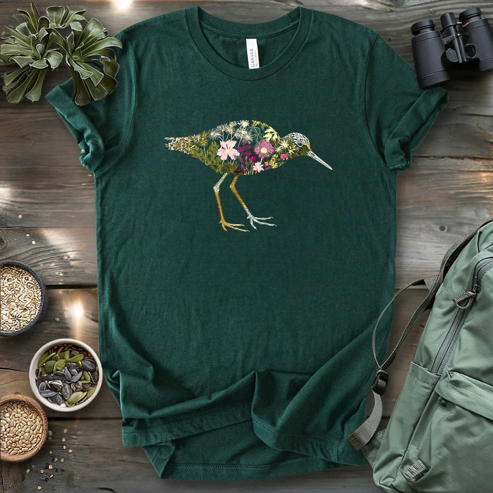 Yellowlegs Made By Flowers T-shirt