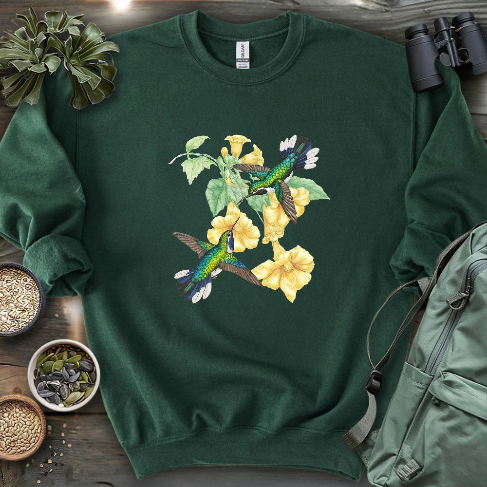 A Hummingbird Couple Sweatshirt