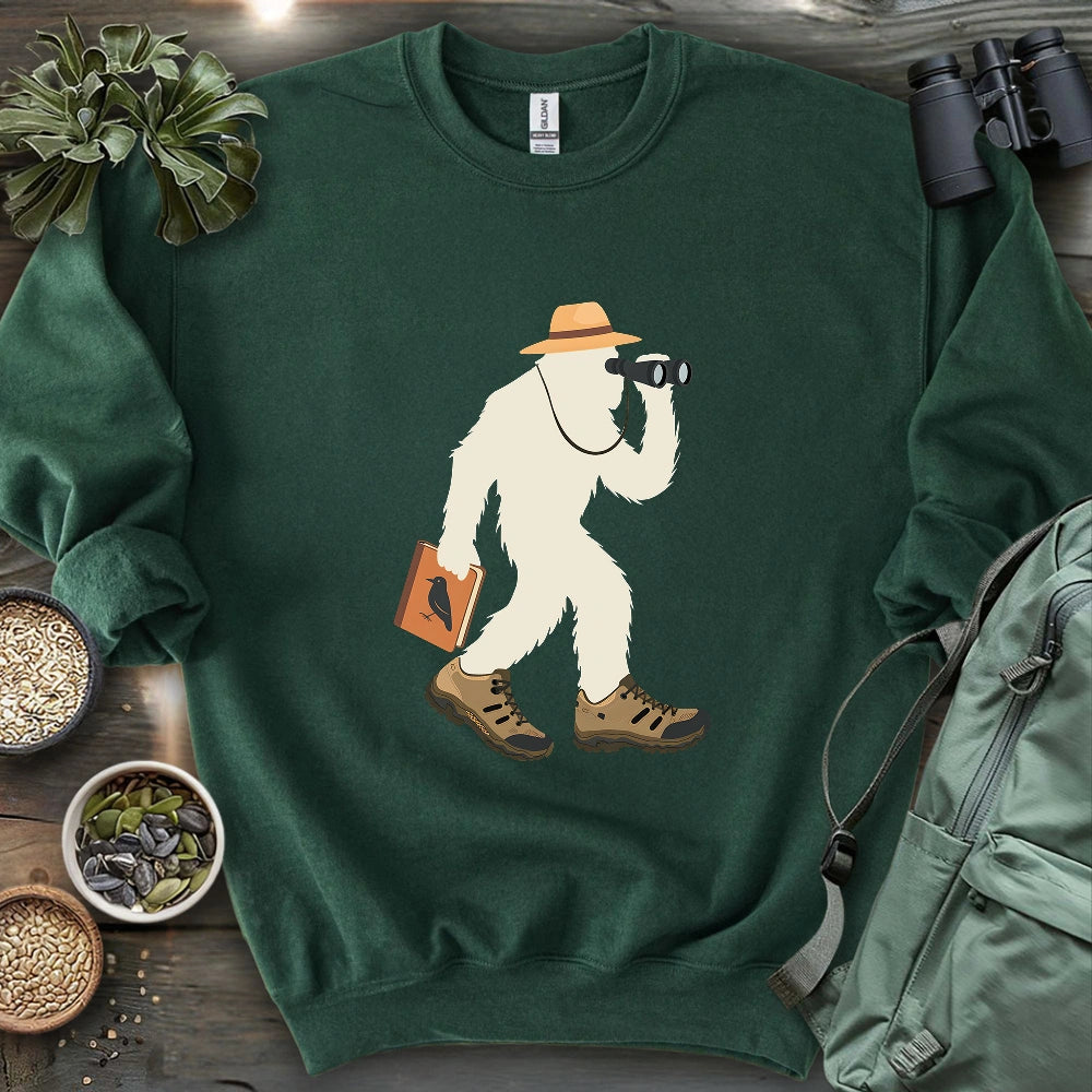 Bird Watching Bigfoot Sweatshirt