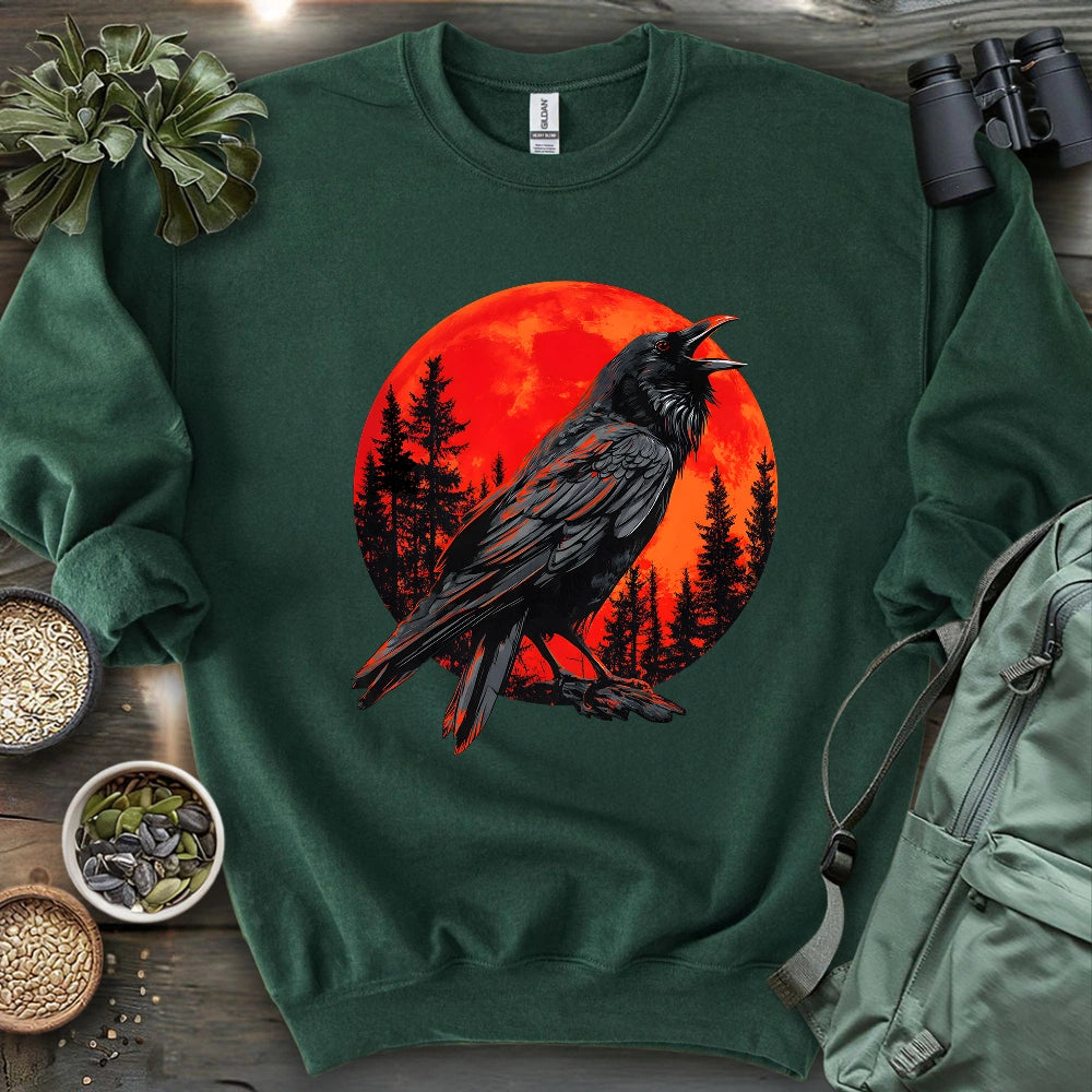 Blood Moon Raven Sweatshirt