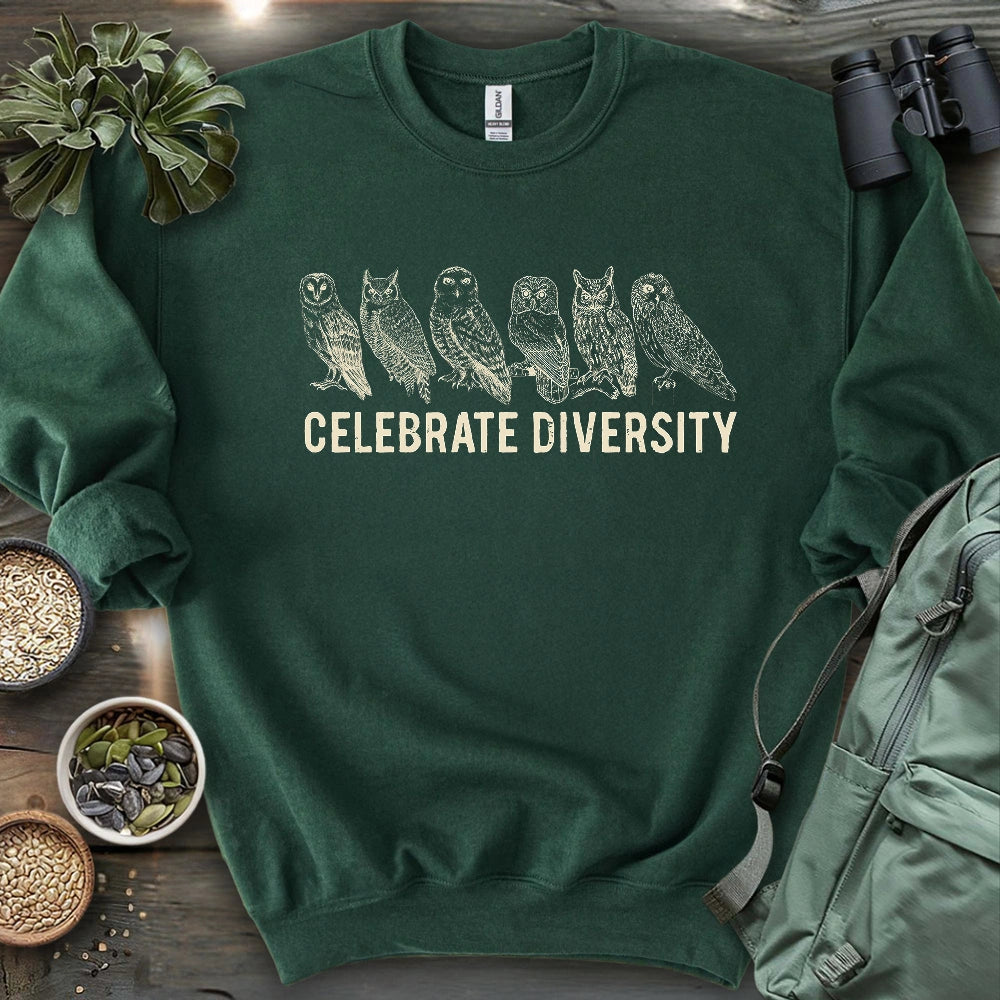 Celebrate Owl Diversity Sweatshirt