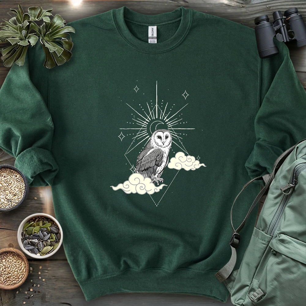 Celestial Barn Owl Sweatshirt