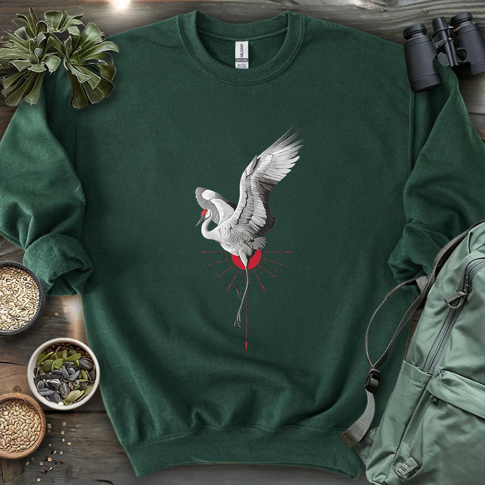 Celestial Crane Sweatshirt