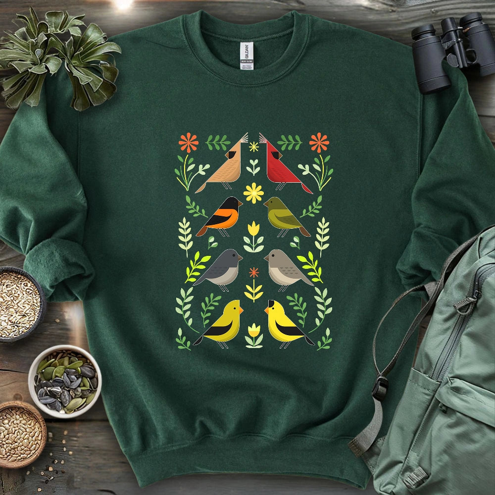 Couples of Backyard Birds Sweatshirt