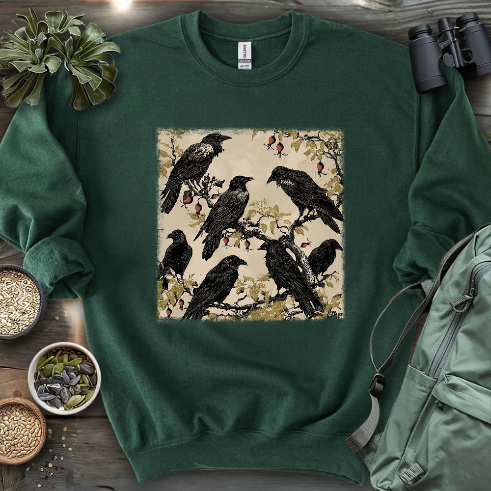 Crow's Secret Garden Sweatshirt