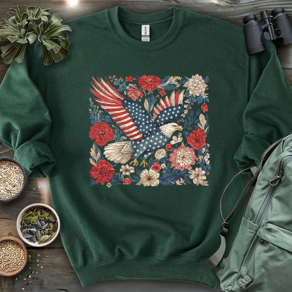 Eagle Of 4th Of July Sweatshirt
