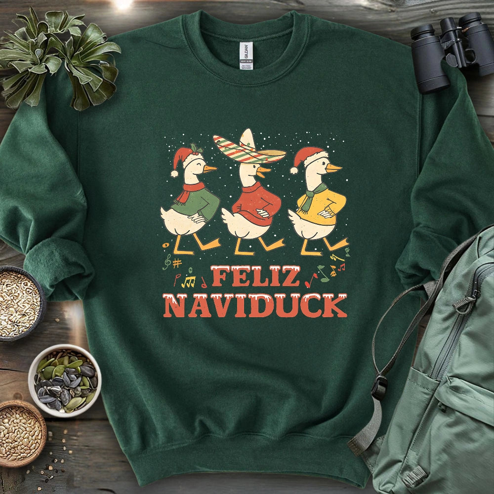 Feliz Naviduck Sweatshirt