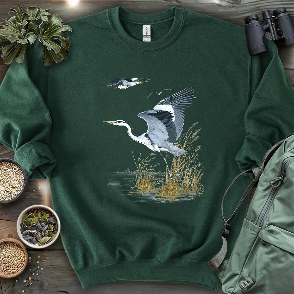 Grace of the Heron Sweatshirt