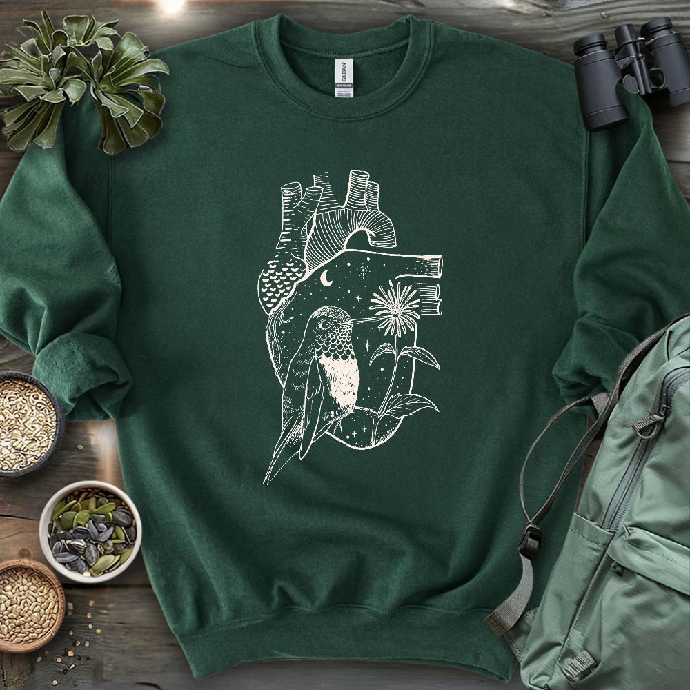 Heart Full of a Hummingbird Sweatshirt