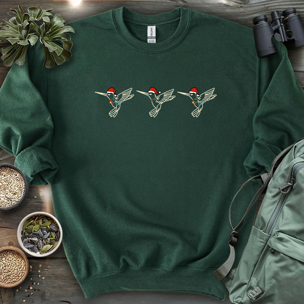 Hummingbird Santas Sweatshirt