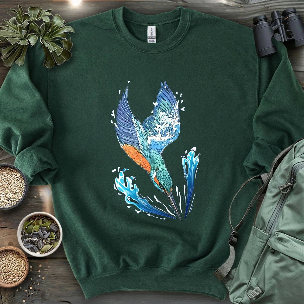 Kingfisher Diving Sweatshirt