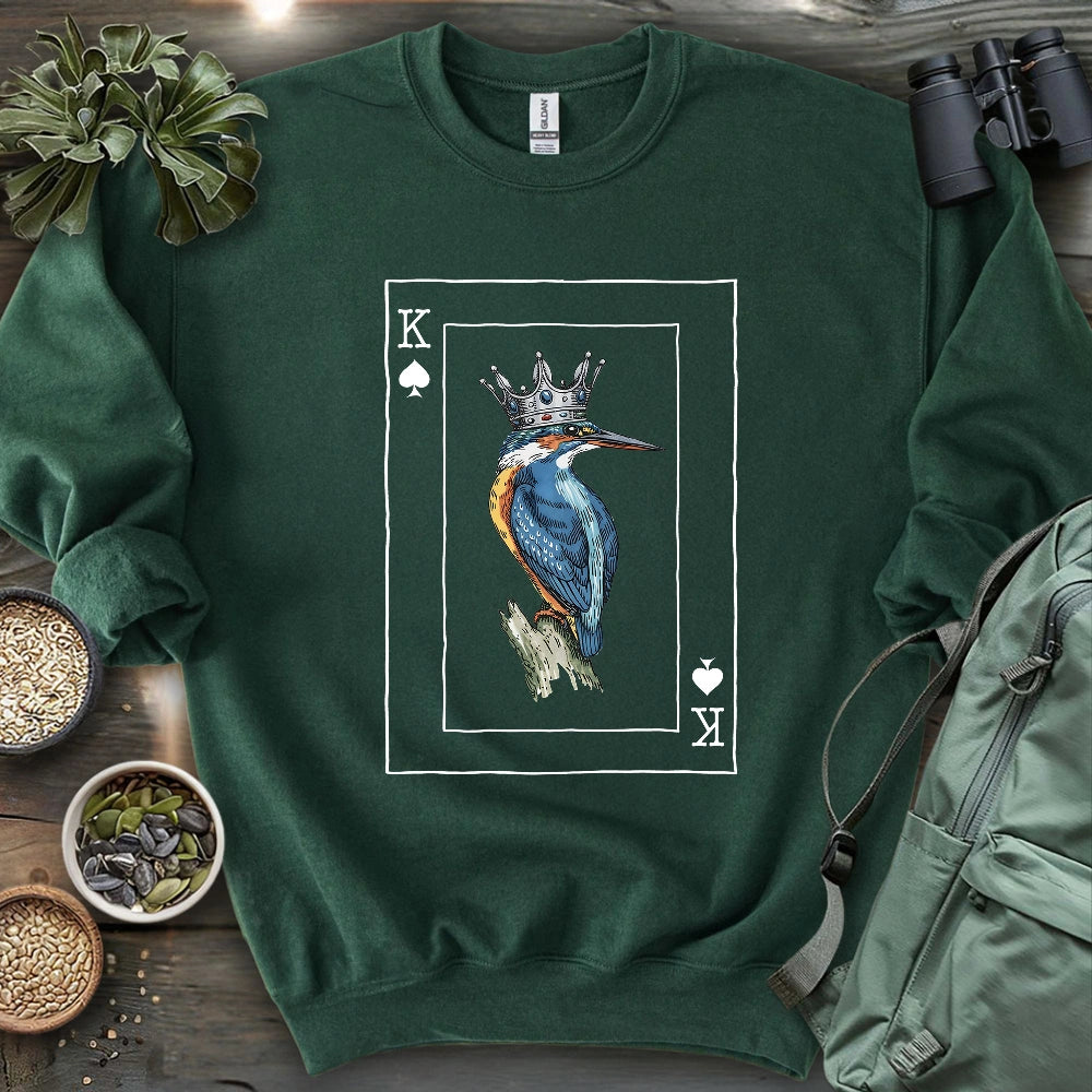 Kingfisher of Spades Sweatshirt