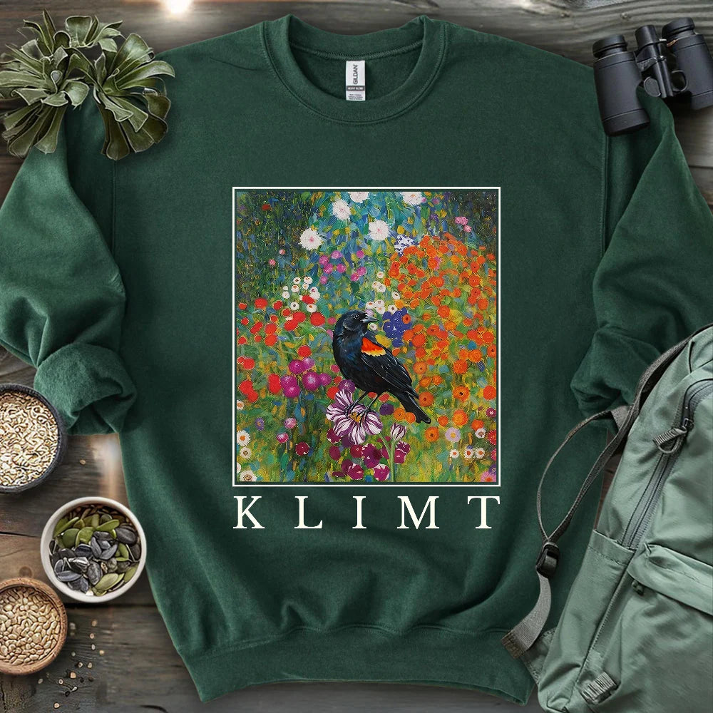 Klimt Blackbird Sweatshirt