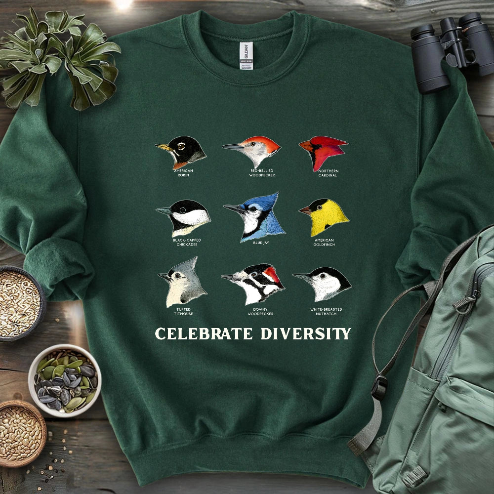 Northern Backyard Birds Sweatshirt