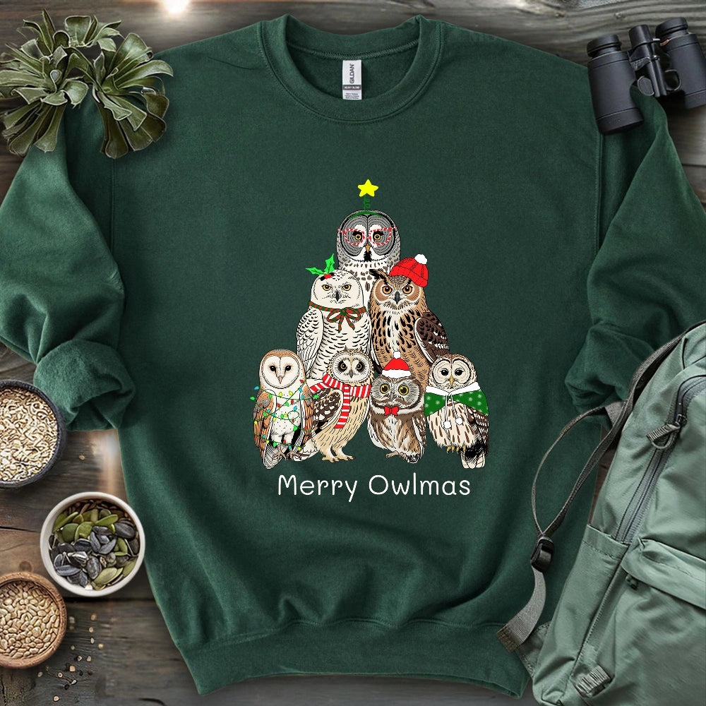 Owl Family Christmas Sweatshirt