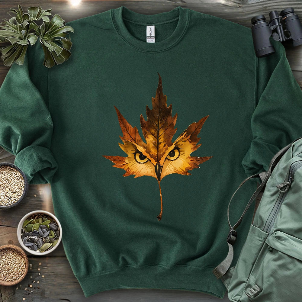 Owl Mapple Leaf  Sweatshirt