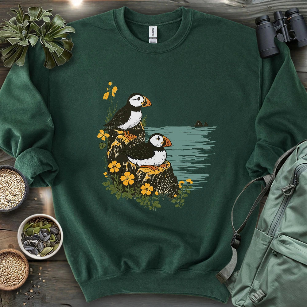 Peaceful Puffins Sweatshirt