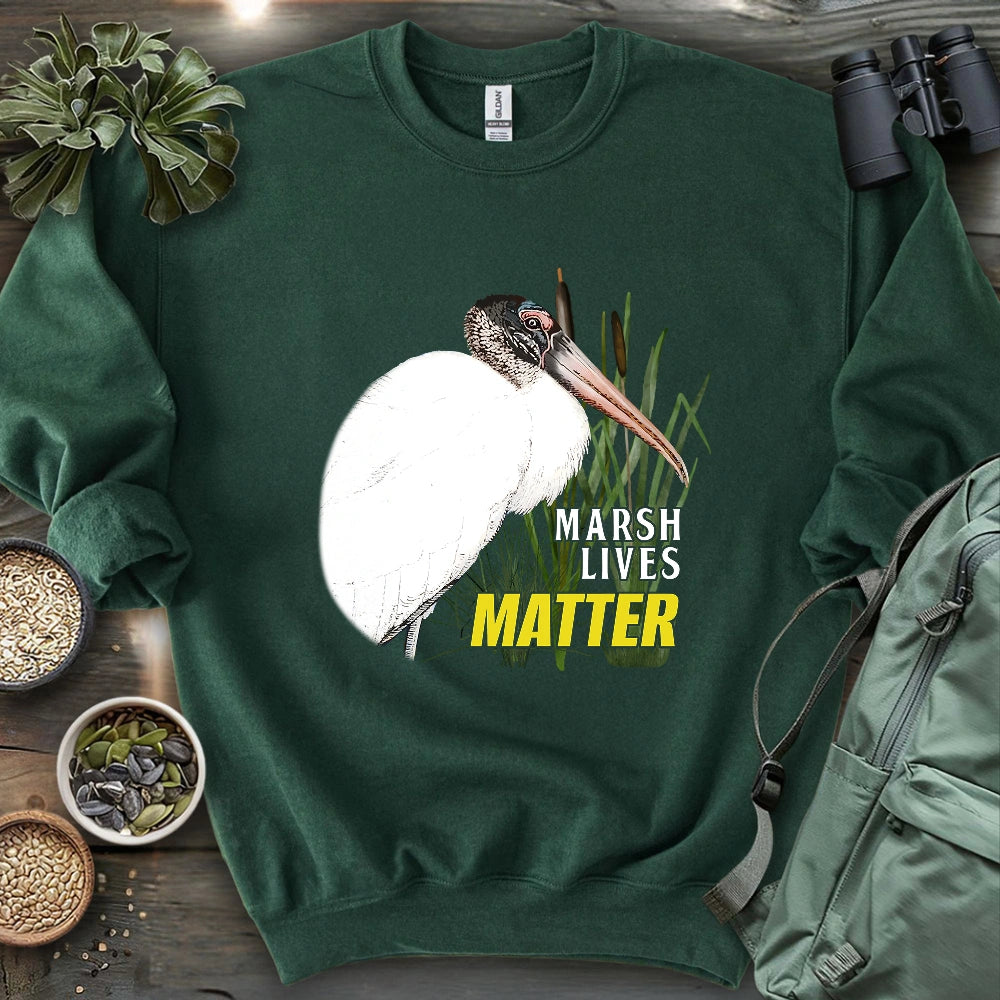 Protect Wood Stork Sweatshirt