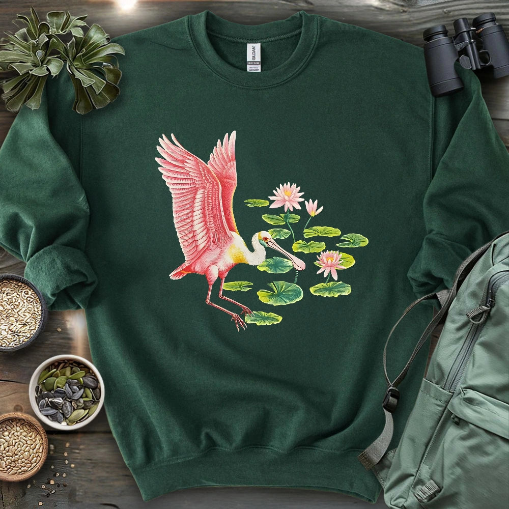 Roseate Spoonbill Sweatshirt