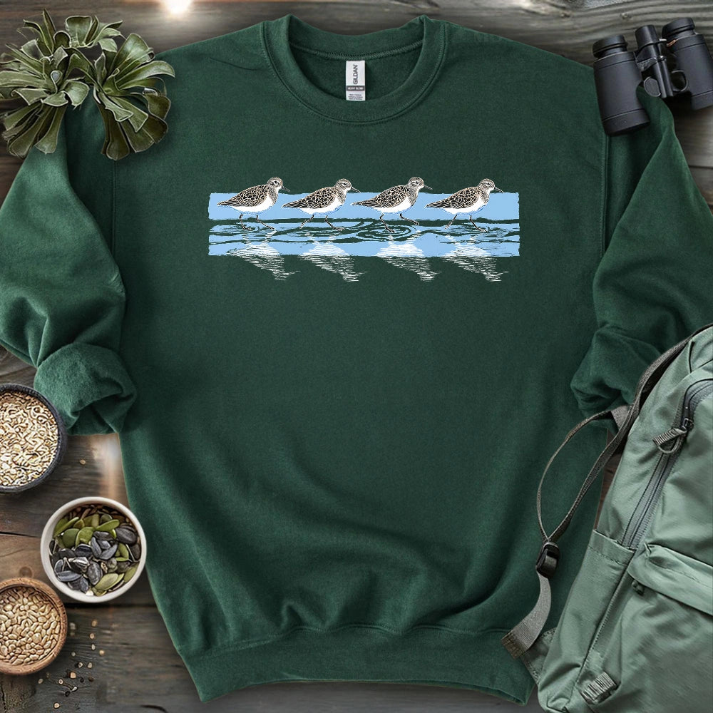 Tidewalking Sandpipers Sweatshirt