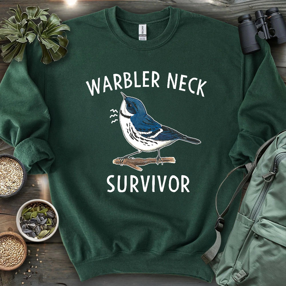 Warbler Neck Survivor Sweatshirt