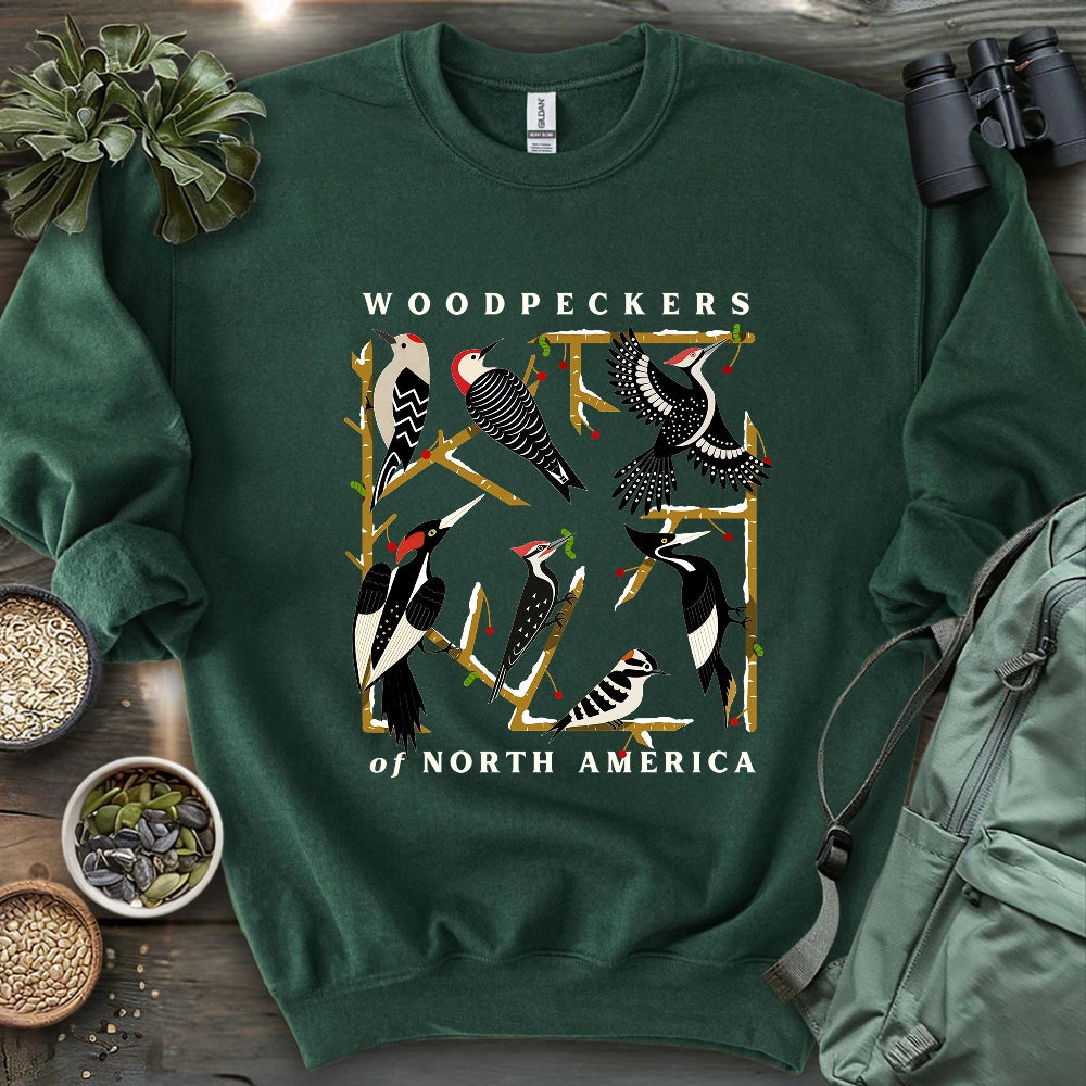 Woodpeckers Of North America Sweatshirt