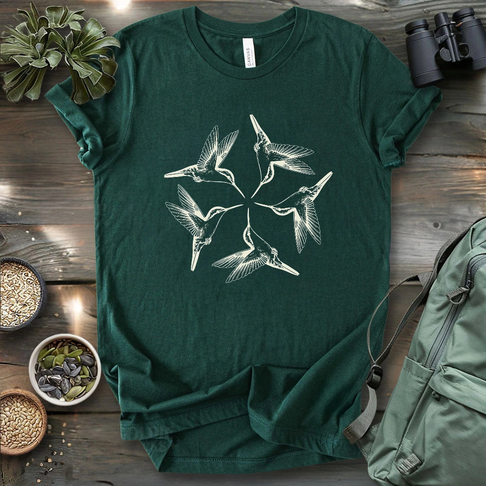 Hummingbird Flower T-shirt