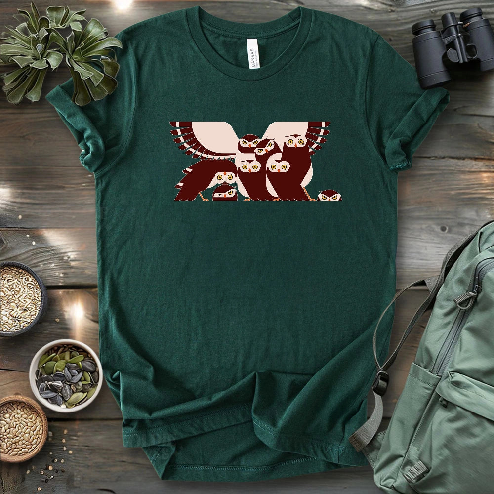 Owl Family T-shirt