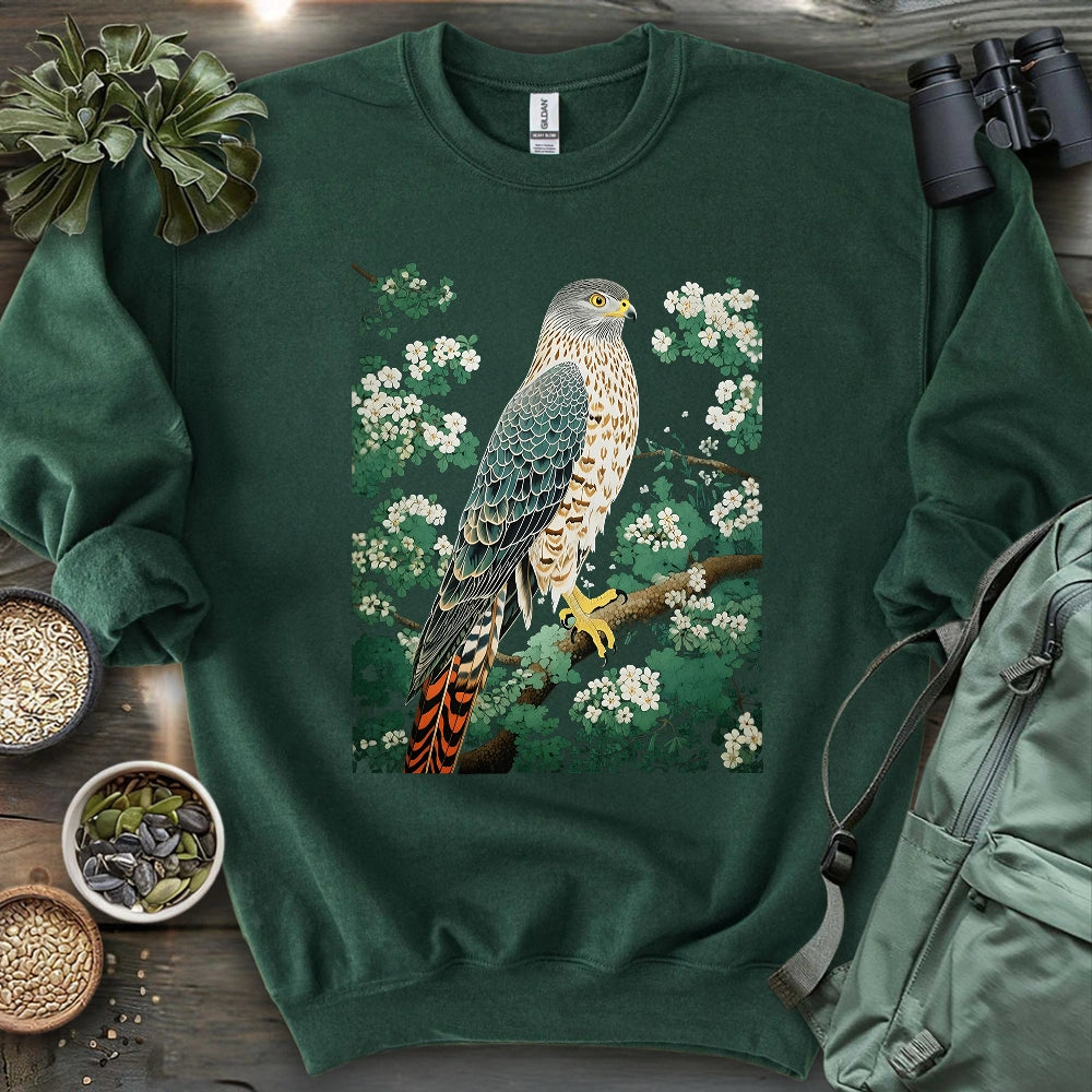 Hawk in Bloom Sweatshirt