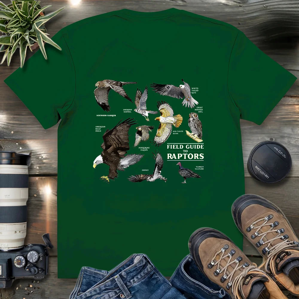 Field Guide To Raptors 2 Side T-shirt