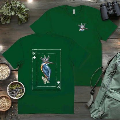 Kingfisher Of Spades 2 Side T-shirt