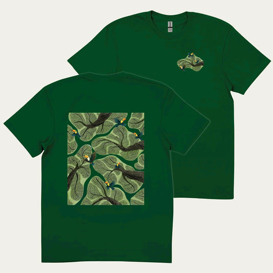 Toucan In Jungle 2 Side T-shirt
