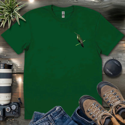 Green Hummingbird 2 Side T-shirt