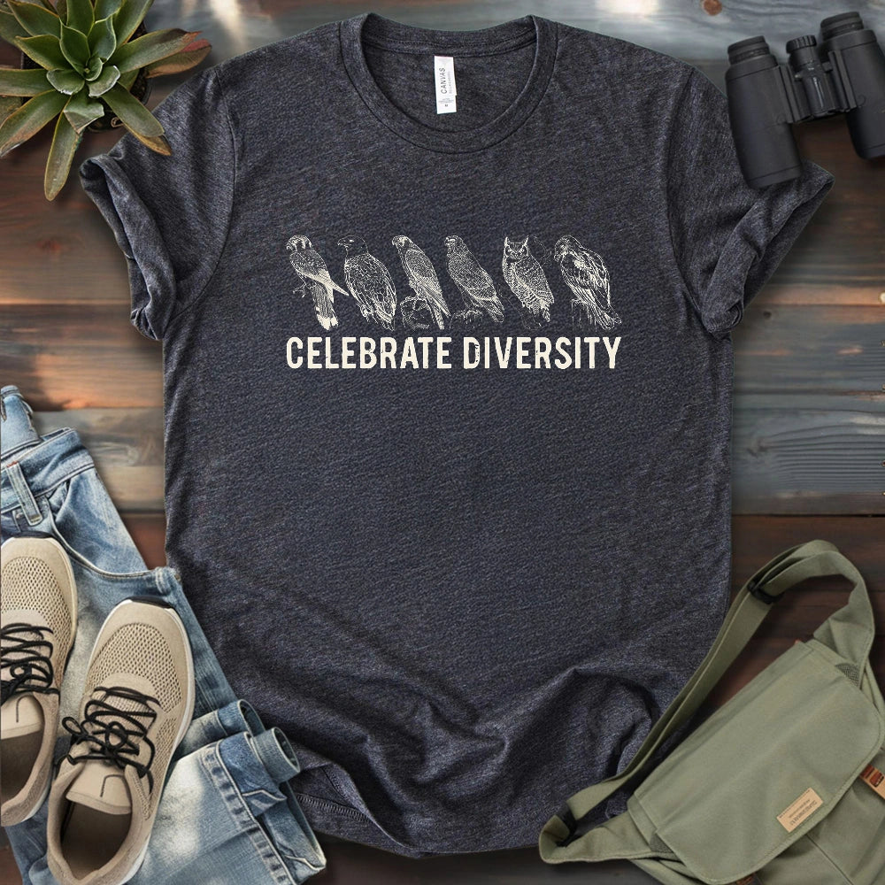Celebrate Raptor Diversity T-shirt