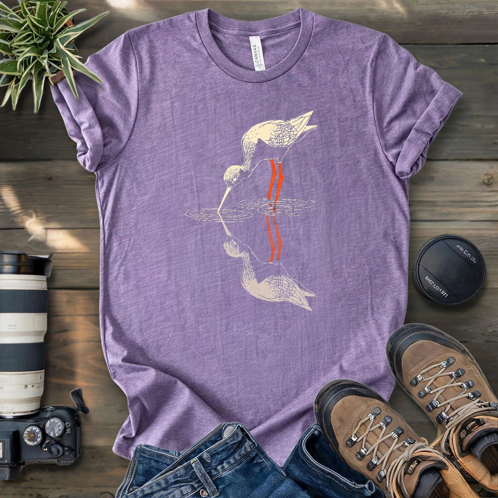 Black-necked Stilt Shadow T-shirt